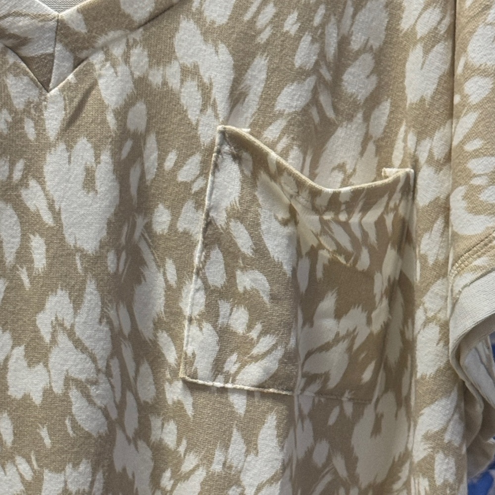 JODIFL Cream and Tan Patterned Tunic - Picture 3 of 6